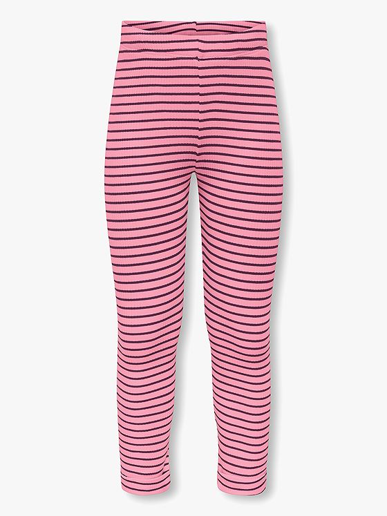Kids Only Maude Stripe Basic Legging Sea Pink
