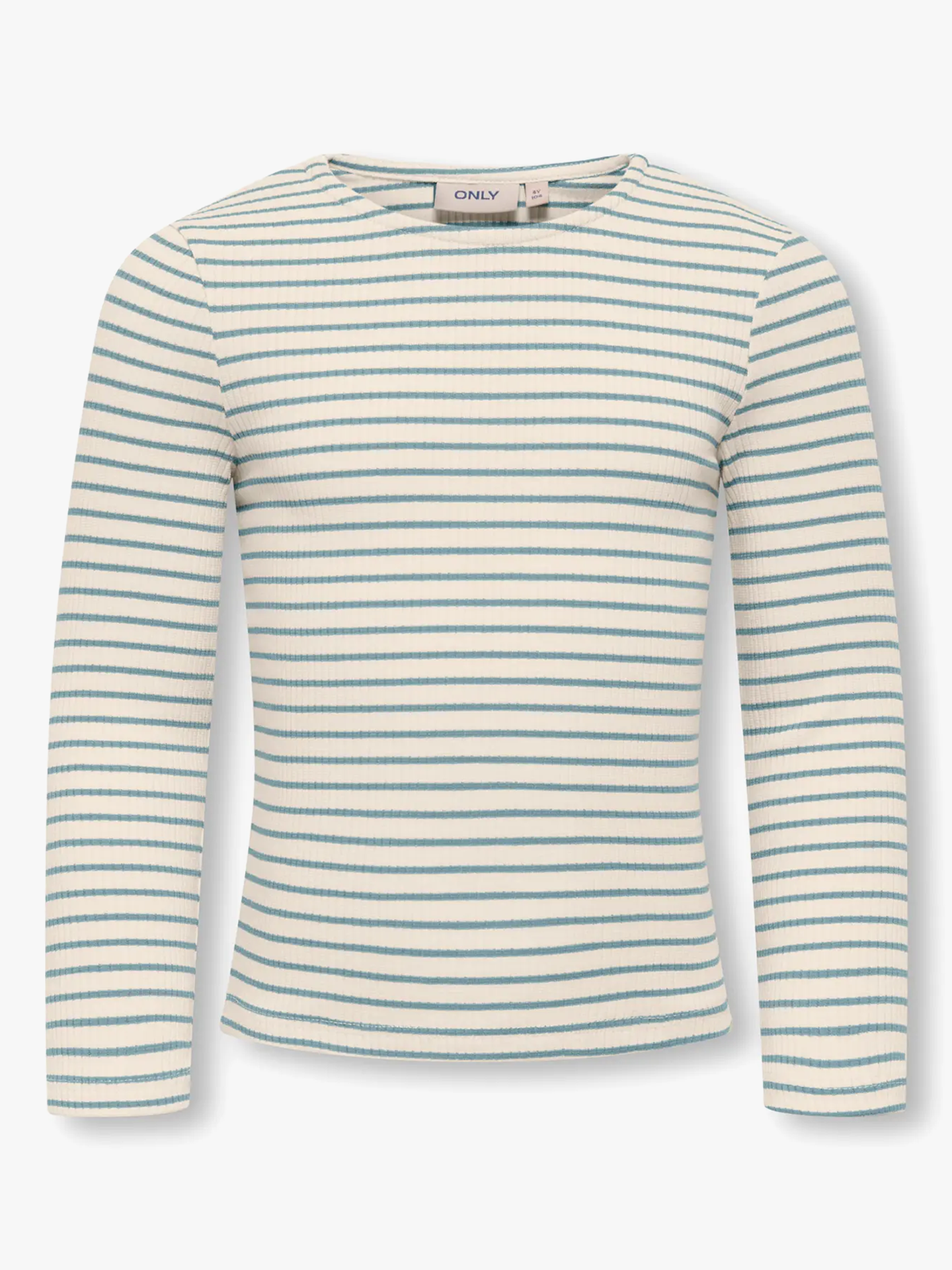 Kids Only Maude Stripe Long Sleeve O-Neck Top Junior Birch / Arona