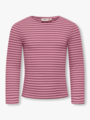 Kids Only Maude Stripe Long Sleeve O-Neck Top Junior Sea Pink