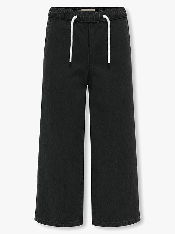 Kids Only Pierce Wide Jeans Denim Pim Washed Black