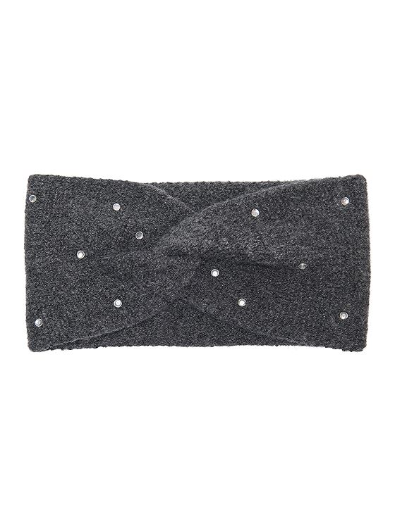 Kids Only Chyna Life Knit Soft Headband Dark Grey Melange