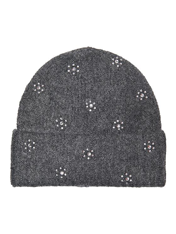 Kids Only Chyna Life Knit Soft Beanie Dark Grey Melange