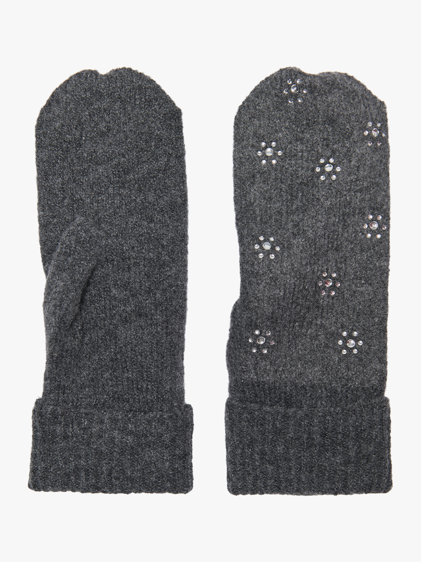 Kids Only Chyna Life Knit Soft Mittens Dark Grey Melange