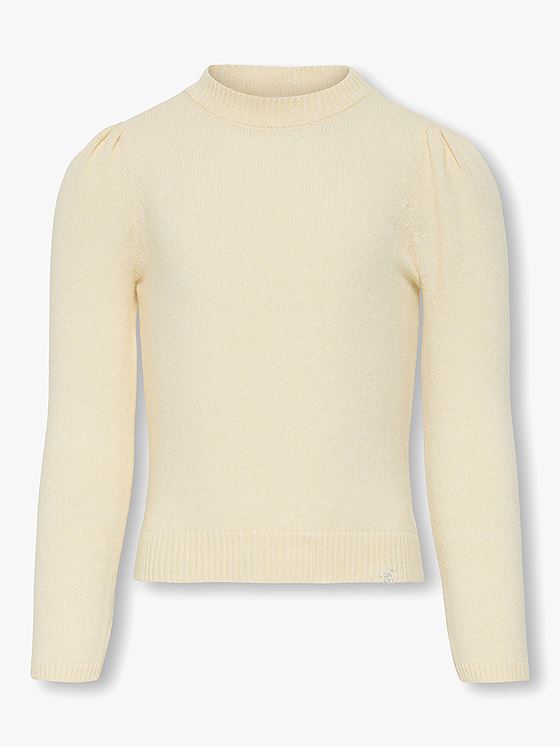 Kids Only Katia Life Long Sleeve Puff O-Nock Whitecap Gray