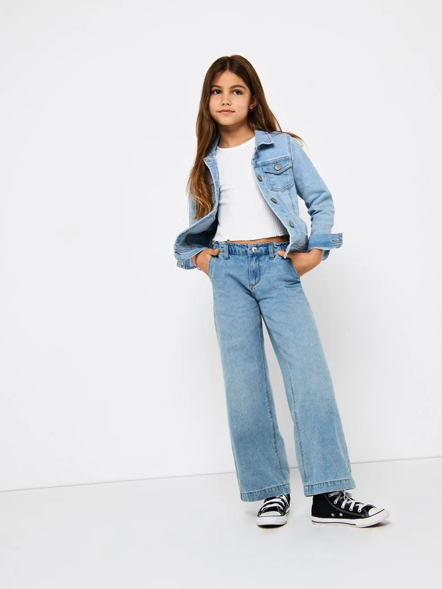 Kids Only Comet Wide Denim Pim Light Blue Denim