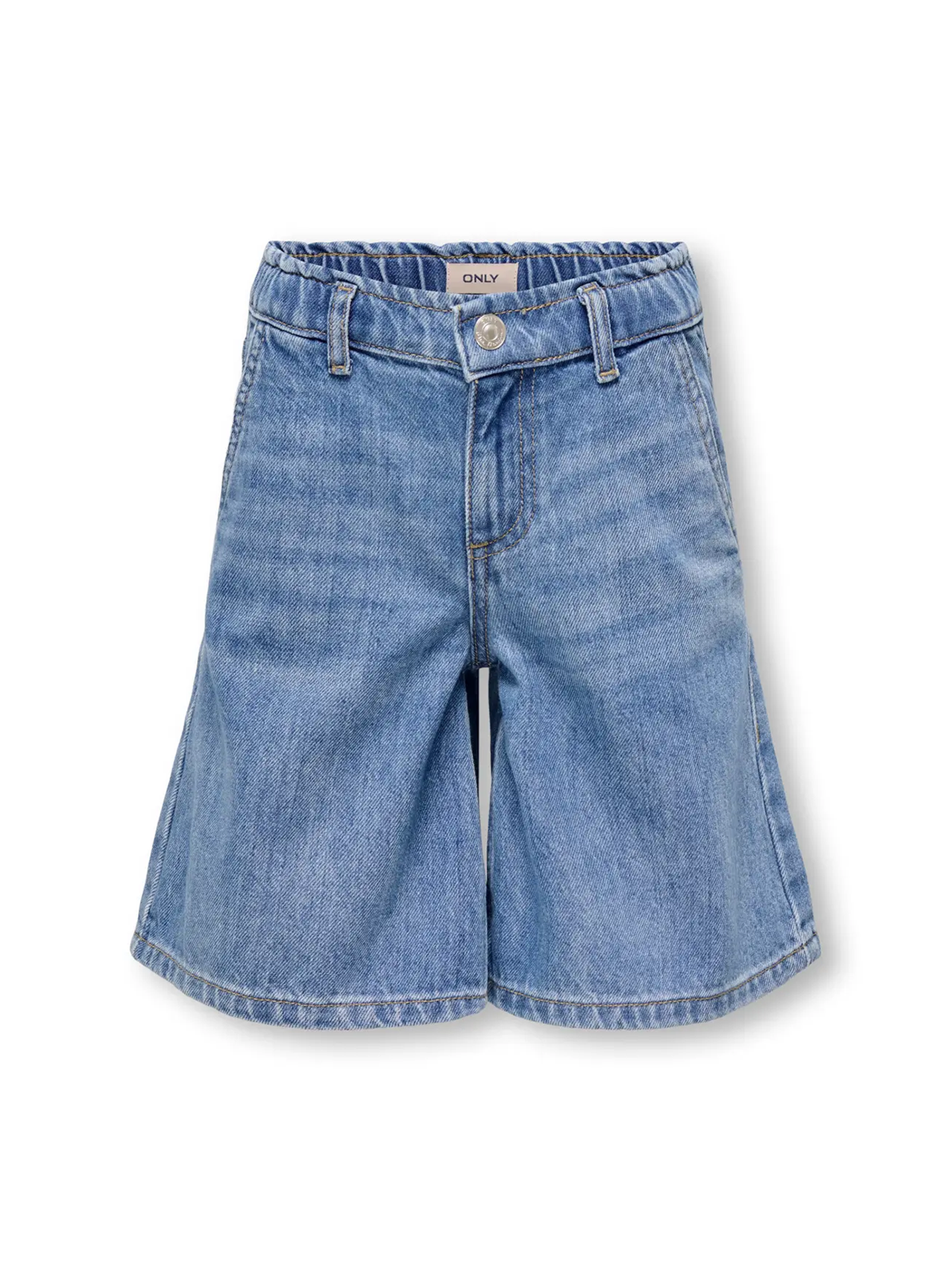 Kids Only Comet Wide Long Shorts Denim Dia Light Blue Denim