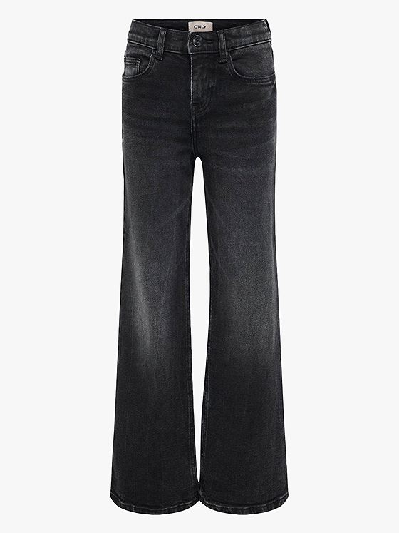 Kids Only Juicy Life Wide Leg Dnm Washed Black