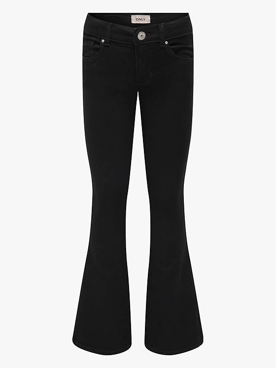 Kids Only Royal Life Reg Flared Black Denim