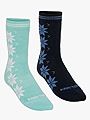 Kari Traa Vinst Wool Sock 2Pk Bright Turquoise