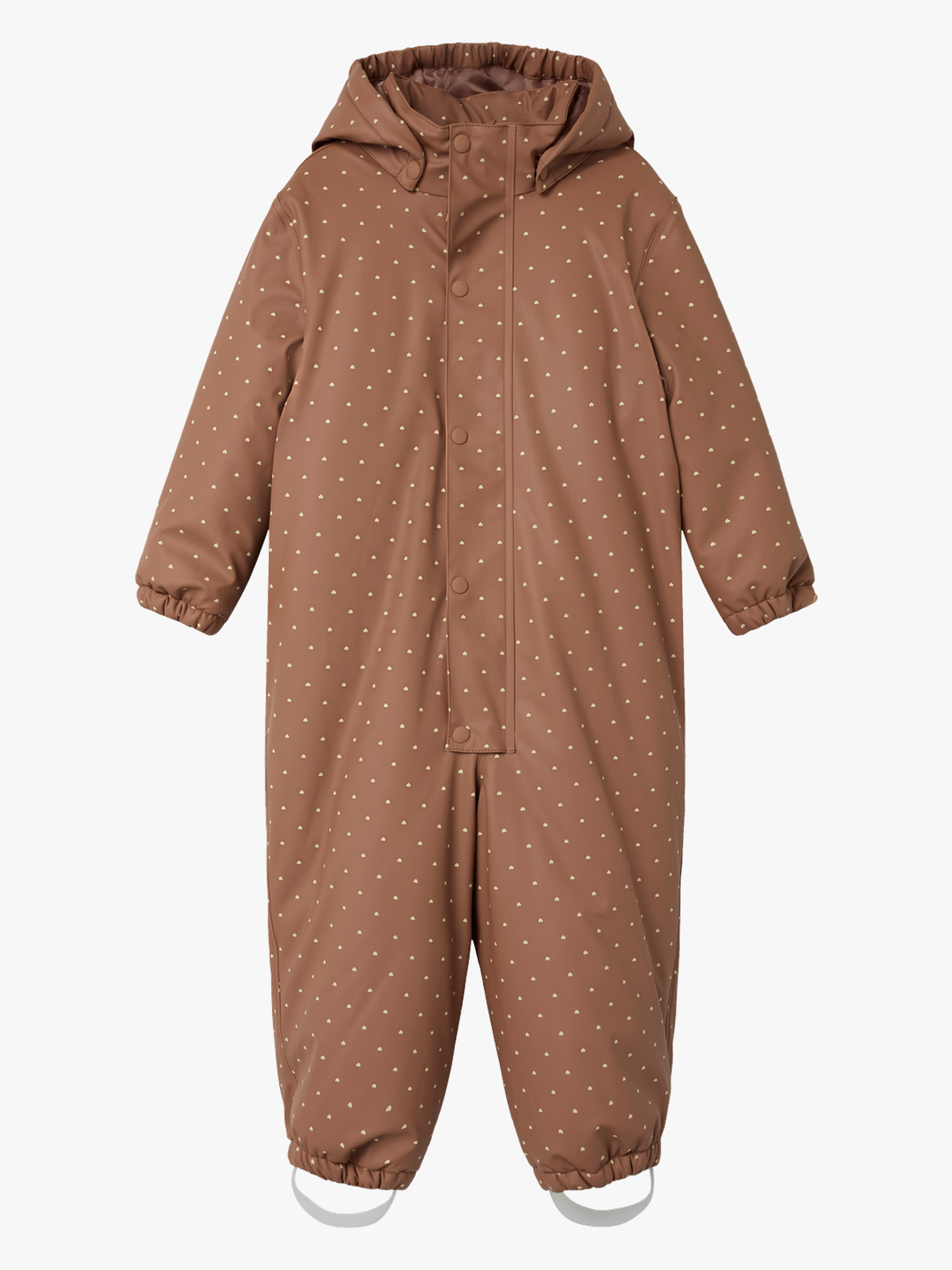 Lil- Atelier Dry10 Rub Pad Snowsuit Beaver Fur AOP