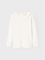 Lil- Atelier Rachel Nis Long Sleeve Slim Top Coconut Milk