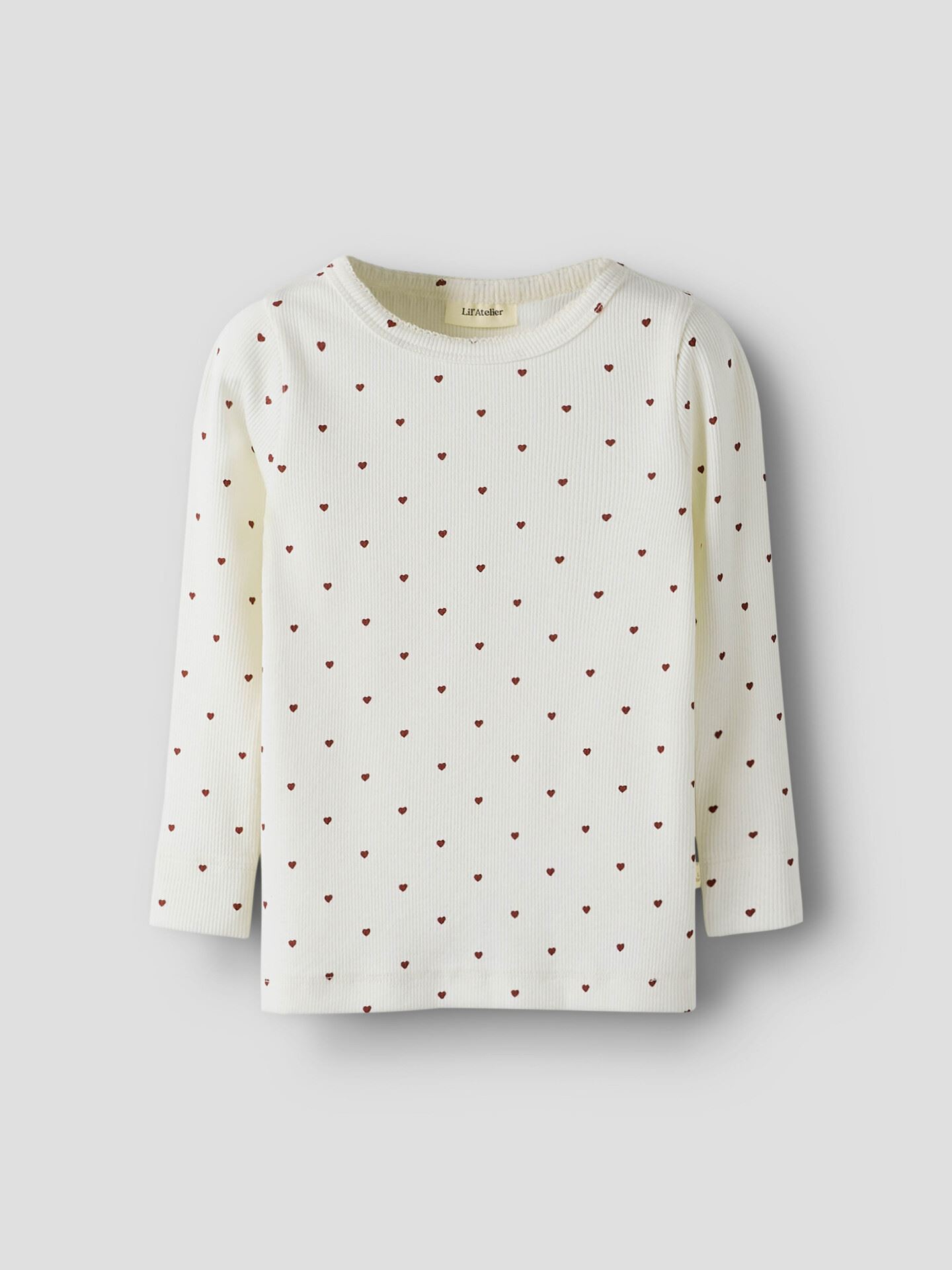 Lil- Atelier Gago Long Sleeve Slim Top Coconut Milk