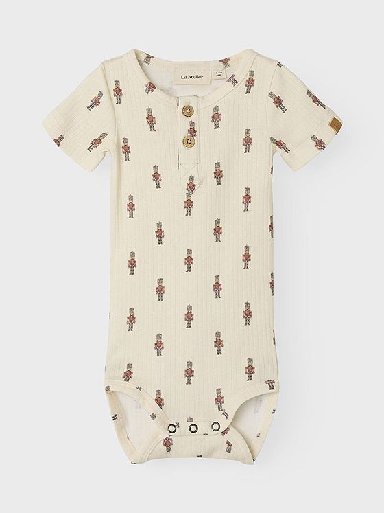 Lil- Atelier Gio Boa Short Sleeve Slim Body Turtledove