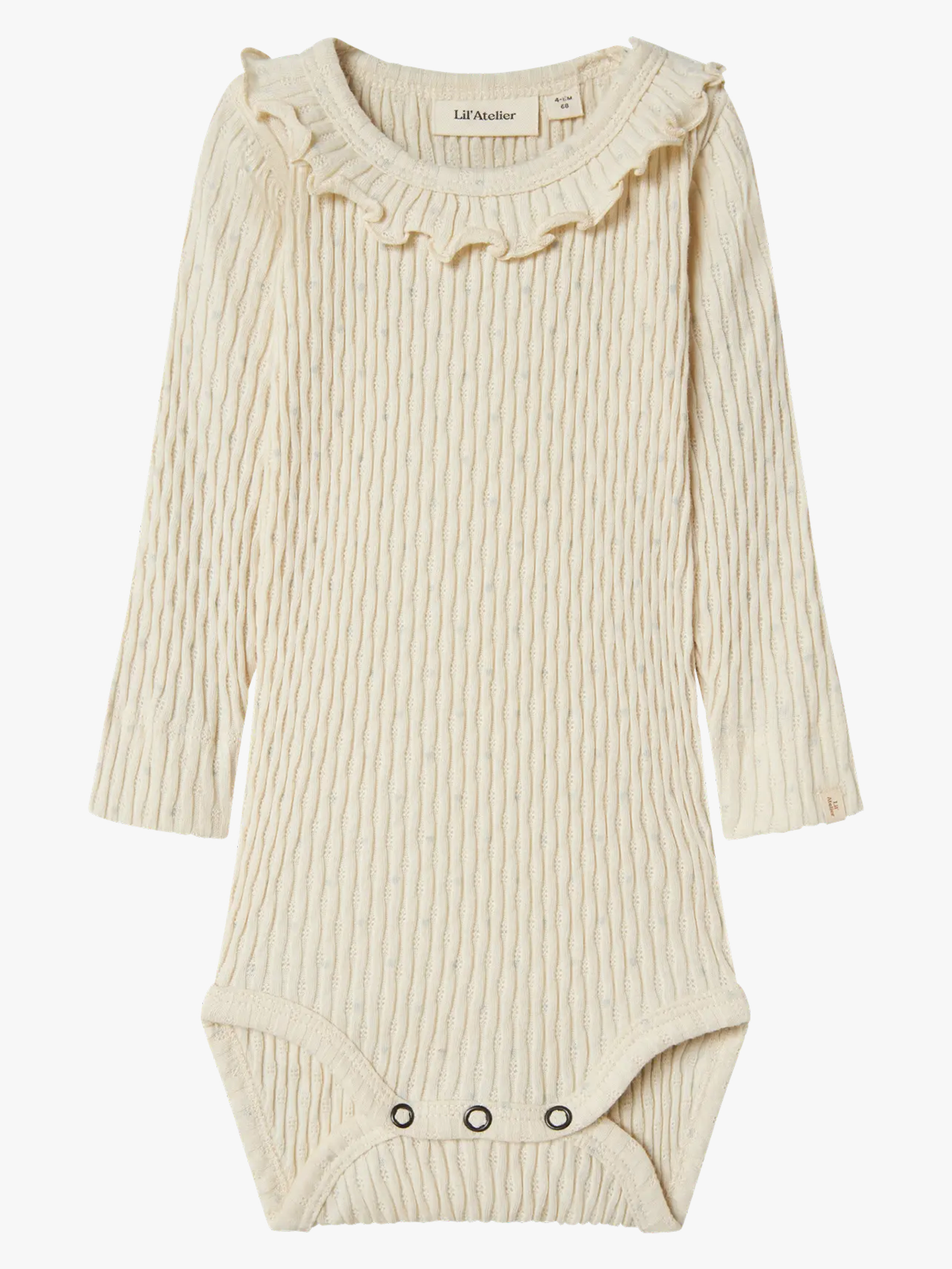 Lil- Atelier Fiducia Long Sleeve Slim Body Turtledove