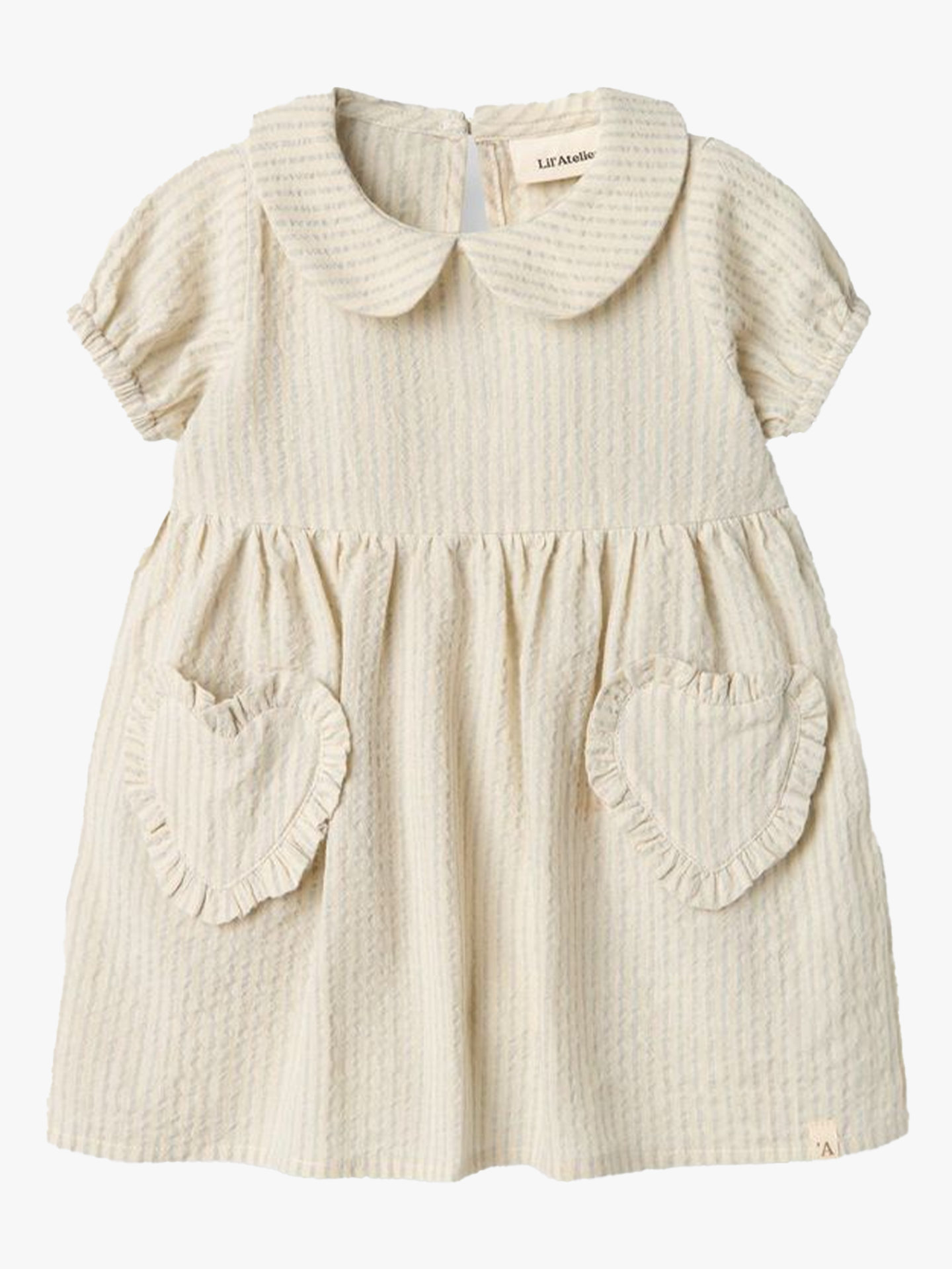 Lil- Atelier Folly Short Sleeve Loose Body Dress Vapor Blue