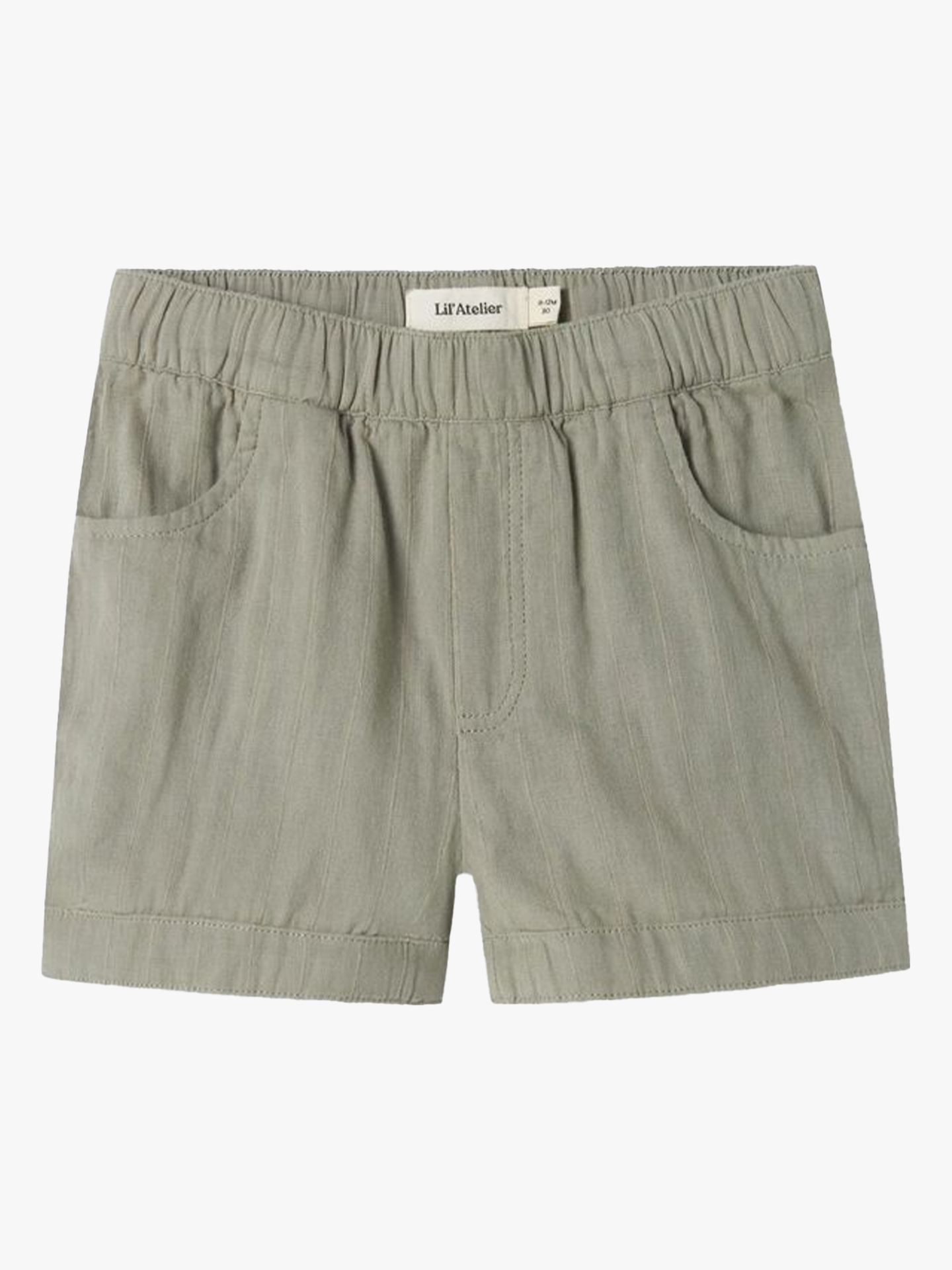 Lil- Atelier Felix Loose Shorts Forest Fog