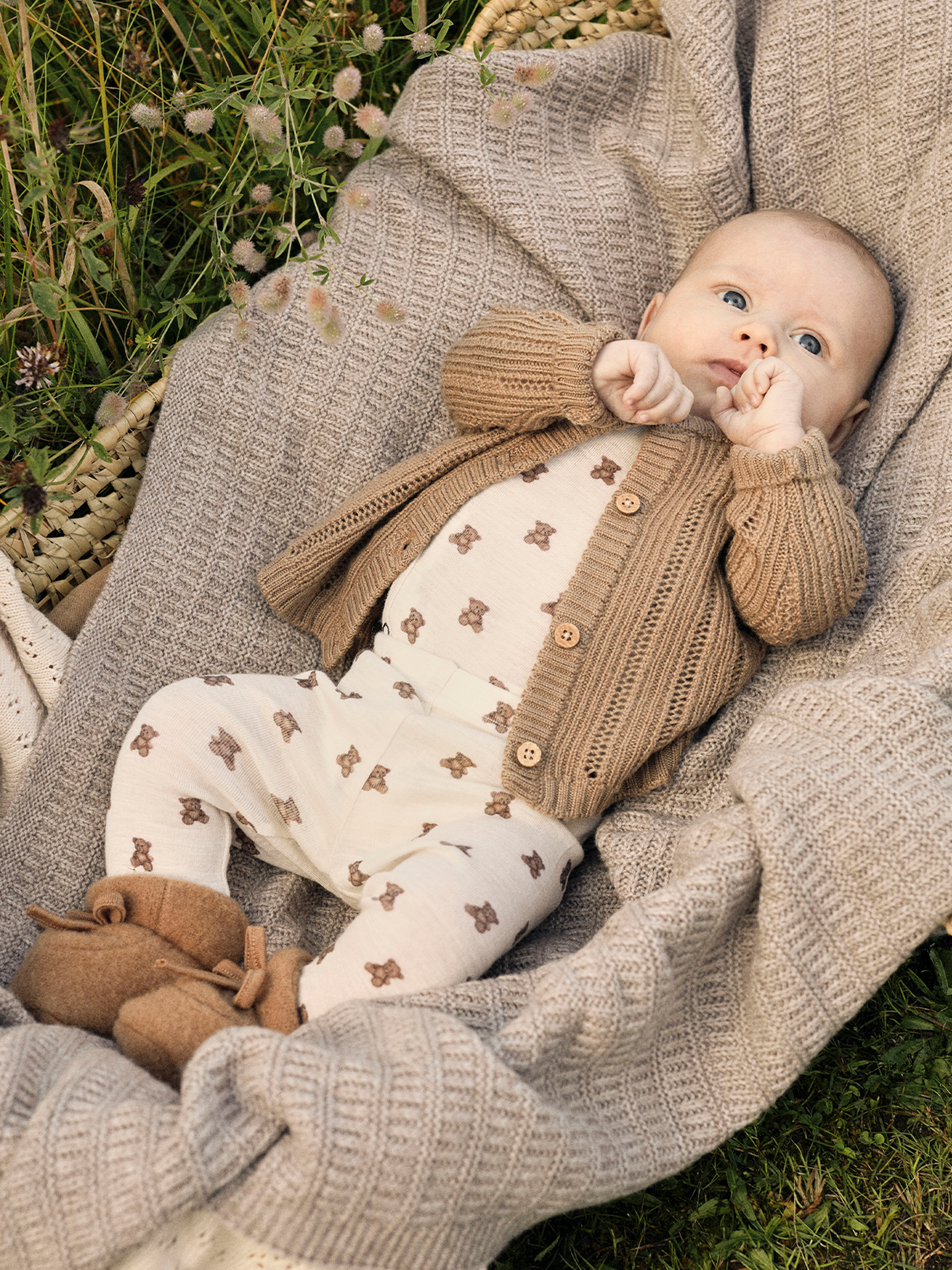 Lil- Atelier Nalu Wo/Mo Long Sleeve Slim Wrap Body Turtledove