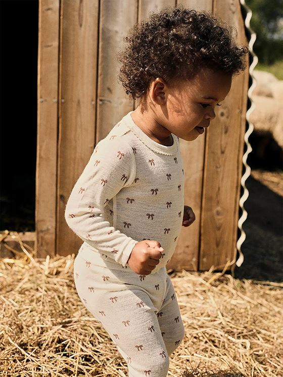 Lil- Atelier Nalu Wo/Mo Slim Legging Turtledove MELANGE