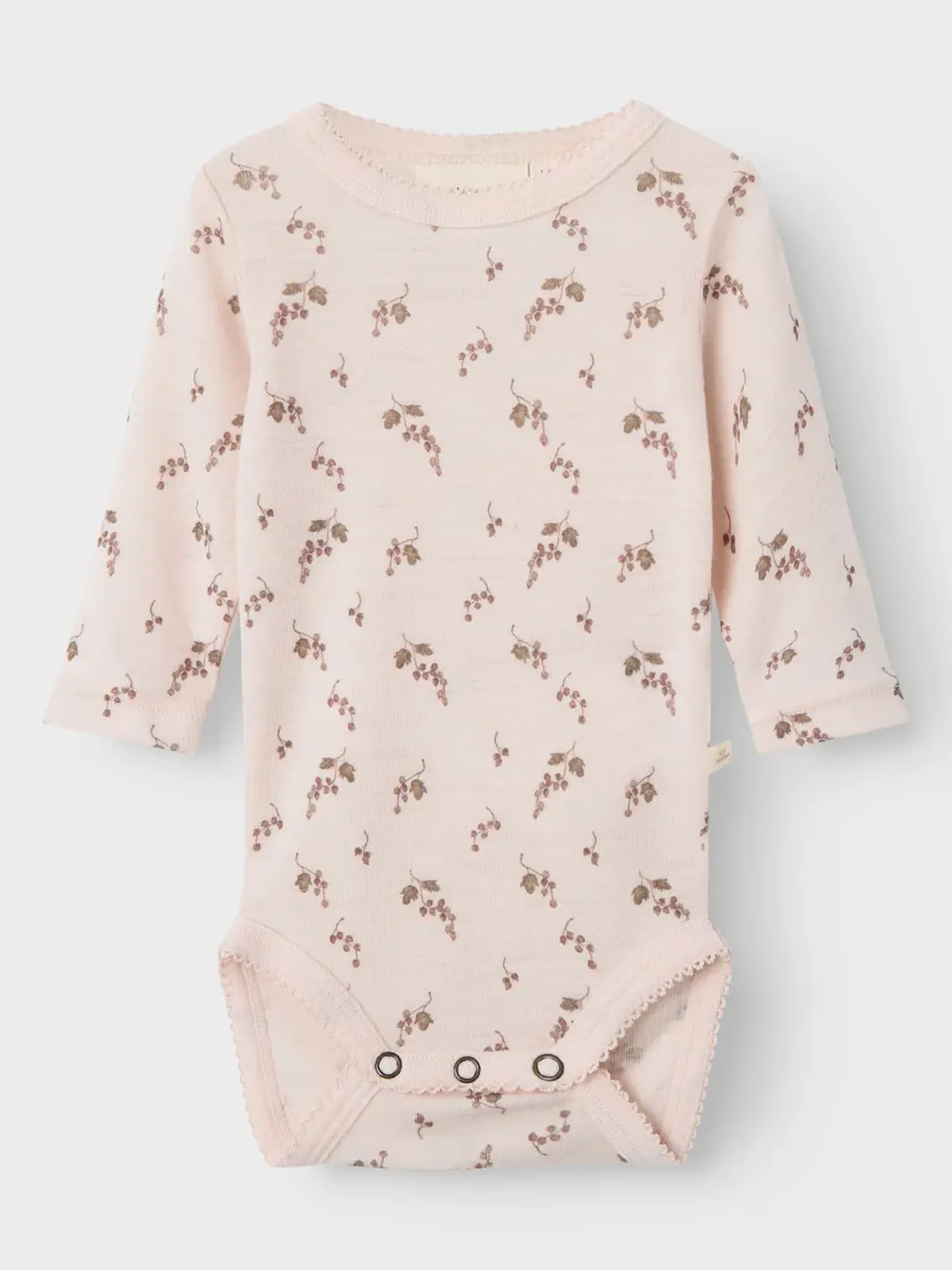 Lil- Atelier Noel Nia Wool Long Sleeve Slim Body Morganite Berry