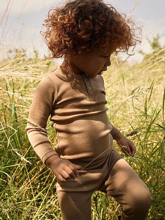 Lil- Atelier Noel Neb Wool Slim Legging Tigers Eye