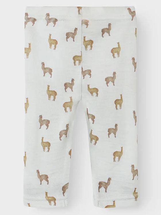 Lil- Atelier Noel Nor Wool Slim Legging Gray Dawn LAMA