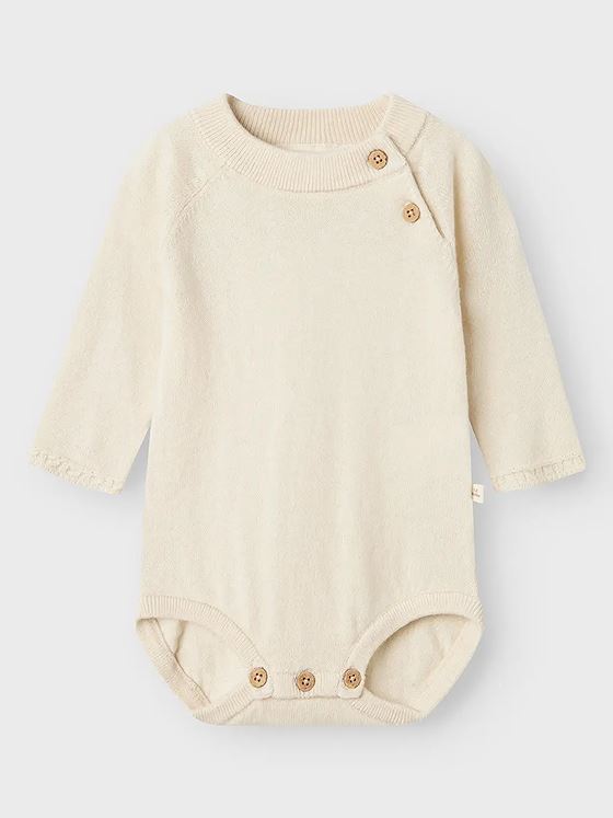 Lil- Atelier Nord Long Knit Body Turtledove MELANGE
