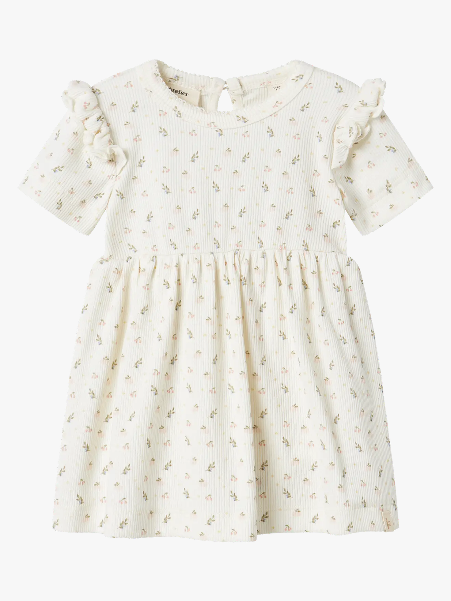 Lil- Atelier Gago Kef Short Sleeve Body Dress Coconut Milk
