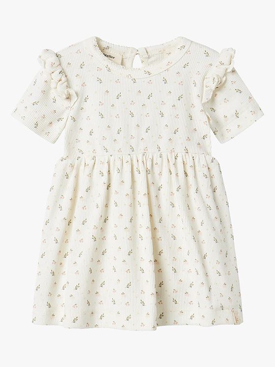 Lil- Atelier Gago Kef Short Sleeve Body Dress Coconut Milk