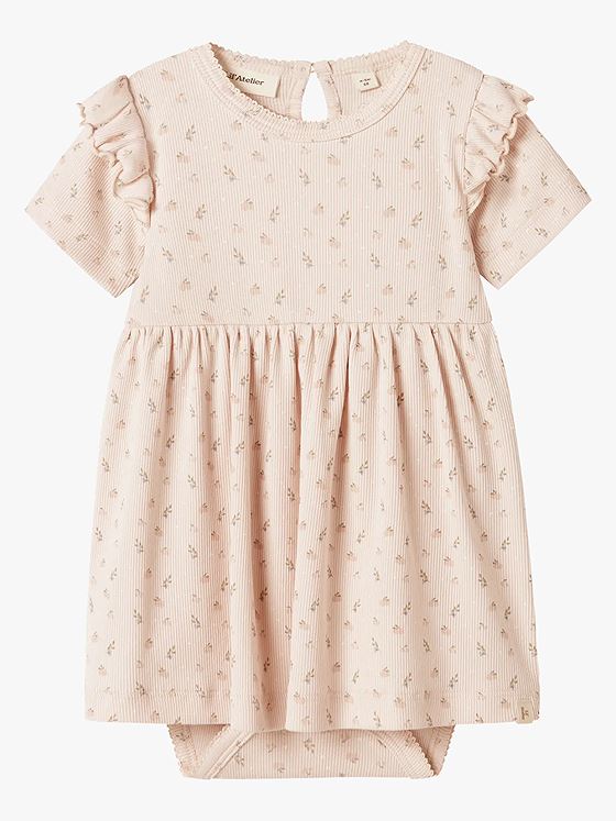 Lil- Atelier Gago Kef Short Sleeve Body Dress Peach Blush