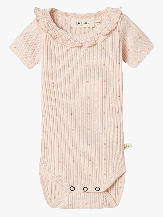 Lil- Atelier Hulla Hua Short Sleeve Slim Body Peach Blush