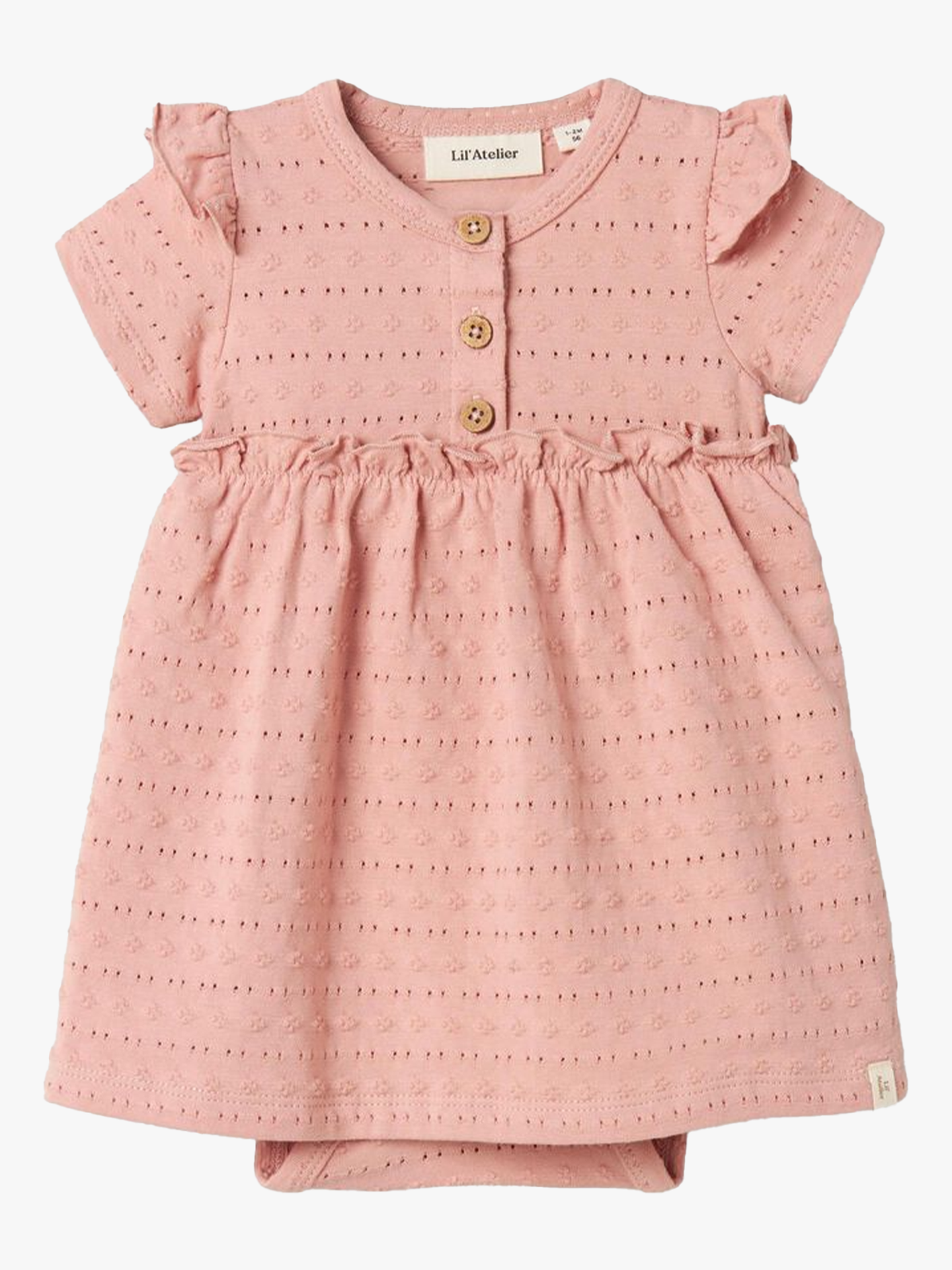 Lil- Atelier Jamla Short Sleeve Body Dress Misty Rose