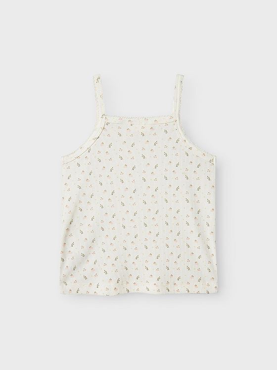 Lil- Atelier Gago Kur Loose Strap Top Coconut Milk