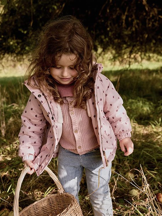 Lil- Atelier Lasnow05 Jacket All Over Print Misty Rose