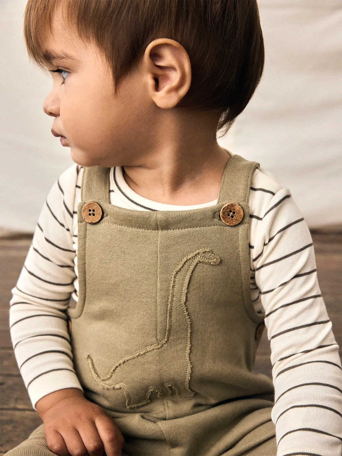 Lil- Atelier Geo Lim Long Sleeve Slim Body Turtledove