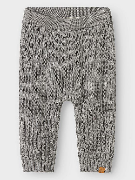 Lil- Atelier Kanto Knit Pant Ultimate grey