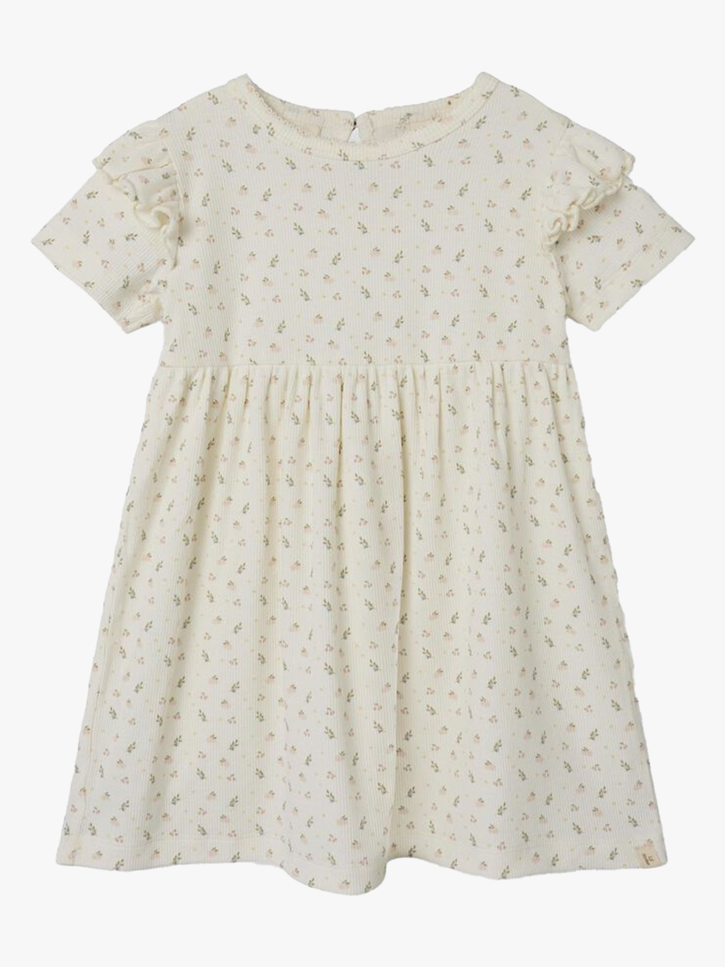 Lil- Atelier Gago Kiv Short Sleeve Dress Coconut Milk
