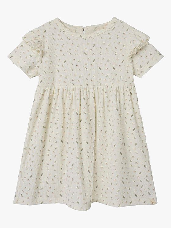 Lil- Atelier Gago Kiv Short Sleeve Dress Coconut Milk