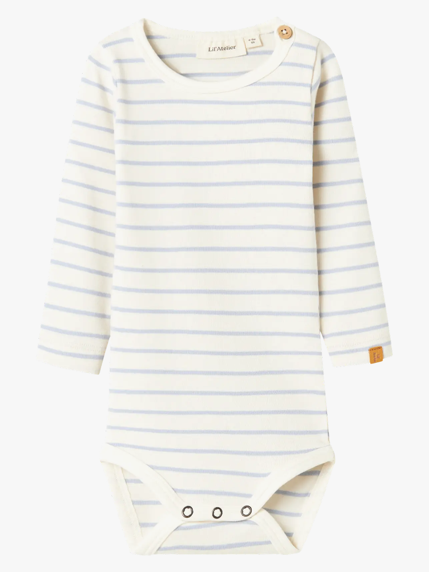 Lil- Atelier Geo Anm Long Sleeve Body Zen Blue