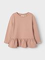 Lil- Atelier Luna Long Sleeve Slim Top Misty Rose