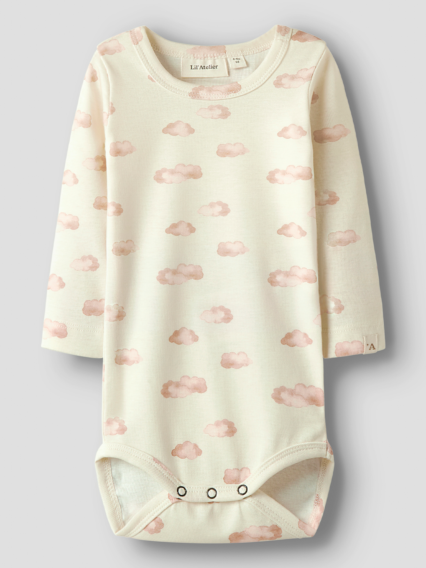 Lil- Atelier Layo Kim Long Sleeve Slim BodY Turtledove pink