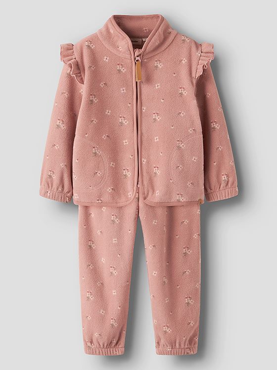 Lil- Atelier Laspektra Fleece Set Aop Misty Rose