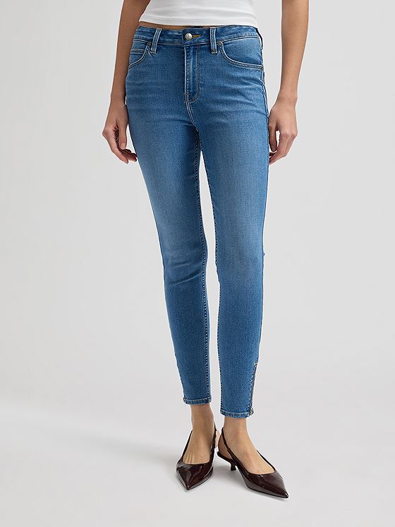 Lee Scarlett Skinny High Zip Denim
