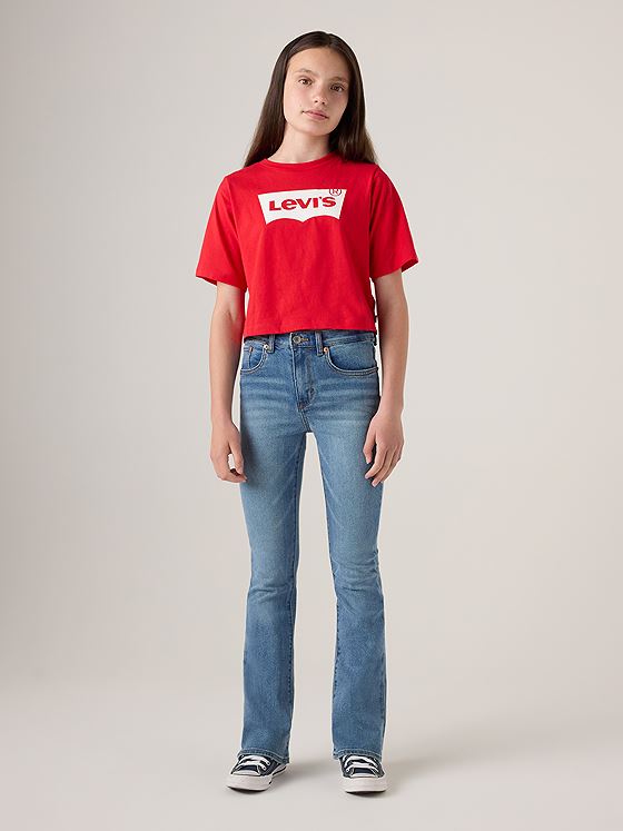 Levi-s Kids 726 High Rise Flare Jean CLEAN GETAWAY