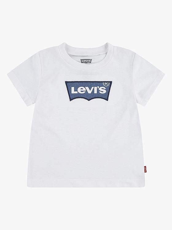 Levi-s Kids My First Batwing Tee Bright White