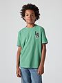 Levi-s Kids Streamline Monogram Tee Deep Grass Green