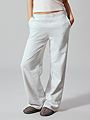 LMTD Nizu Brushed Low Waist Wide Sweat Pant Light Grey Melange