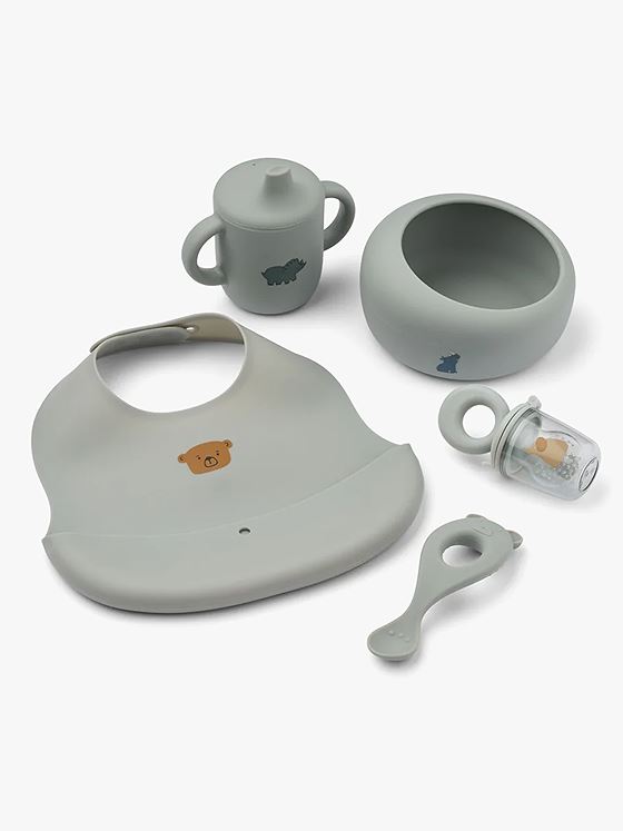 Liewood Mileah Baby Mealtime Set Dove blue
