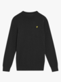 Lyle & Scott Junior Cotton Crew Neck Jumper Black