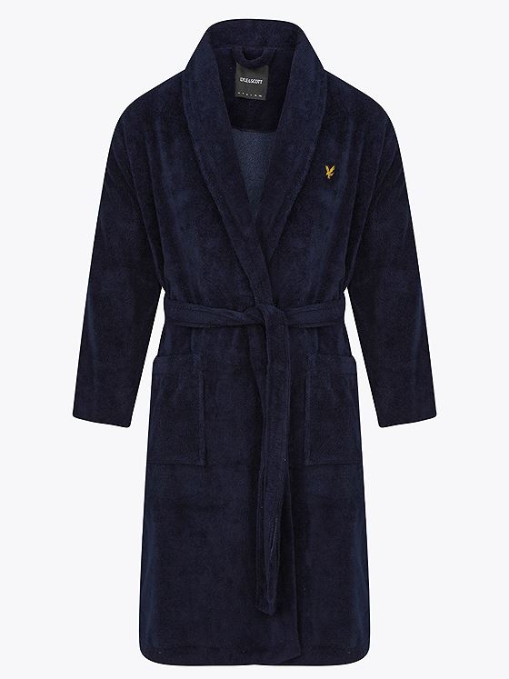 Lyle & Scott Lucas Bathrobe Blå