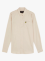 Lyle & Scott Plain Flannel Shirt Putty